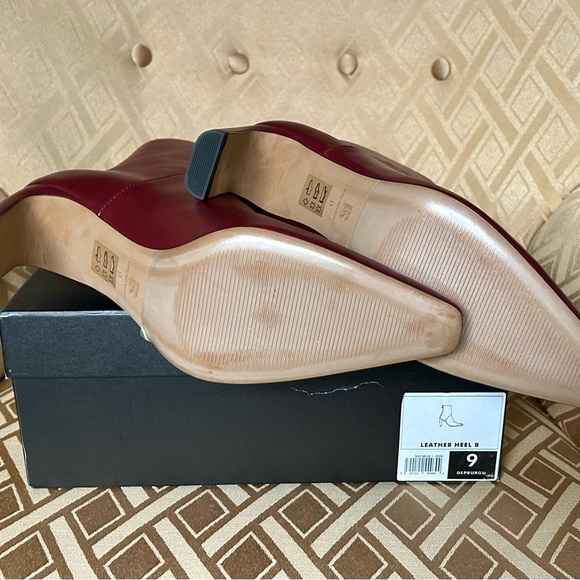 Banana Republic Italian Leather Ankle Boot New In Box Sz 9 - Picture 5 of 15